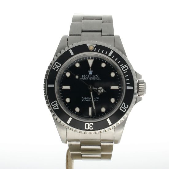 1993 Rolex Submariner (no date) Stainless-steel 14060 Black Dial Mens 40-mm Automatic-self-wind Sapphire crystal. Swiss Made Wrist Watch