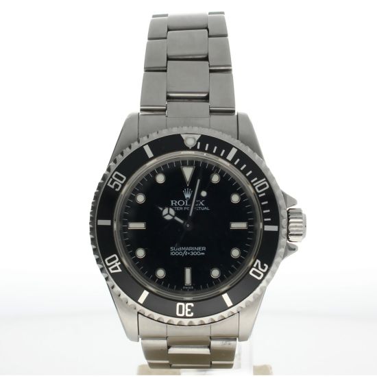 1997 Rolex Submariner (no date) Stainless-steel 14060 Black Dial Mens 40-mm Automatic-self-wind Sapphire crystal. Swiss Made Wrist Watch