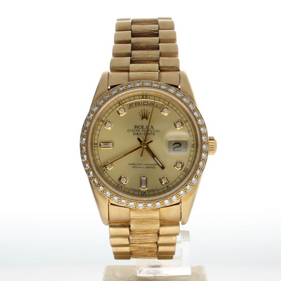 Rolex Day-Date 36 Yellow-gold 18248 Champagne Dial Mens 36-mm Automatic self-wind Sapphire crystal. Swiss Made Wrist Watch