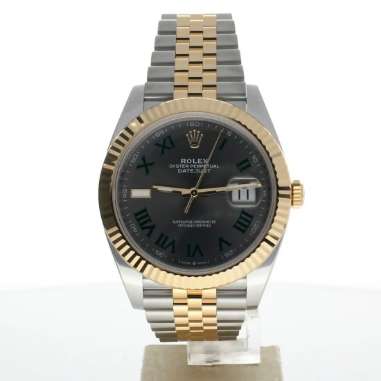 Rolex DateJust 41 Stainless-steel 126333 Grey Dial Mens 41-mm Automatic self-wind Sapphire crystal. Swiss Made Wrist Watch