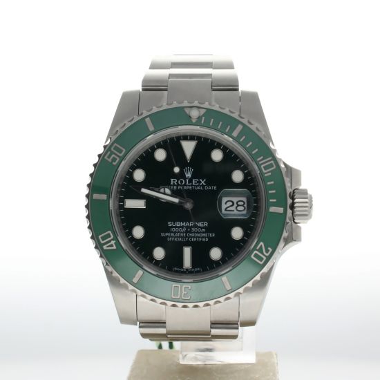 Rolex Submariner Stainless-steel 116610LV Green Dial Mens 40-mm Automatic self-wind Sapphire crystal. Swiss Made Wrist Watch