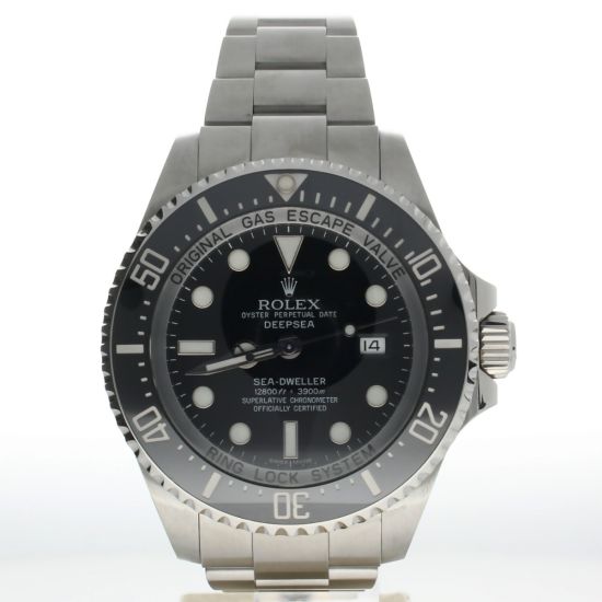Rolex Deepsea Sea-Dweller Stainless-steel 116660 Black Dial Men's 40-mm Automatic self-wind Sapphire crystal. Swiss Made Wristwatch