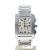 Cartier Tank Francaise Stainless-steel 2653 White Dial Men's 29-mm Quartz Sapphire crystal Wrist Watch