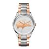 Lacoste Victoria Stainless-steel 2001033 Silver Dial Womens 38-mm Quartz Mineral crystal. Wrist Watch