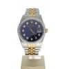 Rolex Datejust 36 Stainless-steel 16013 Blue Diamond Dial Men's 36-mm Automatic Sapphire crystal. Swiss Made Wristwatch