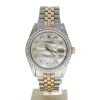 Rolex Date Just 36 Stainless-steel 1601 Mother-of-Pearl Dial Men's 36-mm Automatic-self-wind Sapphire crystal. Swiss Made Wristwatch