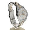 Rolex Date Just 36 Stainless-steel 1601 Mother-of-Pearl Dial Men's 36-mm Automatic-self-wind Sapphire crystal. Swiss Made Wristwatch