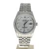 Rolex Date just 36 Stainless-steel 16030 Silver Dial Men's 36-mm Automatic-self-wind Sapphire crystal. Swiss Made Wristwatch