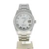 Rolex Date just 36 Stainless-steel 16014 Mother-of-Pearl Dial Men's 36-mm Automatic Sapphire crystal. Swiss-Made Wristwatch
