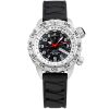 Abingdon Women Jane Covert Tactical Diver's Bezel and Compass Watch with Black Silicone Strap