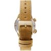 Abingdon Women Jane Outlaw Tactical Diver's Bezel and Compass Watch with Brown Leather Strap