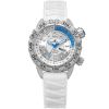 Abingdon Women Nadia Whitewater Automatic Dive Watch with White Silicone Strap