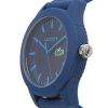 Lacoste Men's 2010765 Lacoste.12.12 Blue Resin Watch with Textured Silicone Band