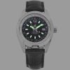 Abingdon Amelia Runway Black GMT Pilot Watch with Black Leather Strap AM-RB