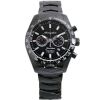 Abingdon Women Jordan Boulevard Black Tachy Racing Watch with Black Steel Band