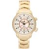 Abingdon Women's Elise Egyptian Gold Tri-Time Travel Watch EL-GOLD