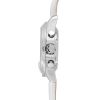 Abingdon Womens Katherine Pearl White Chronograph ATIS Pilot Watch with White Leather Strap KA-PWHI