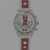 Abingdon Women Jordan Victory Red Tachy Watch with Camel Leather Strap