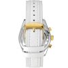 Abingdon Women Jordan Champagne Tachy Racing Watch with Camel Leather Strap