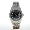 Rolex DateJust 36 Stainless-steel 1601 Black Dial Mens 36-mm Automatic self-wind Sapphire crystal. Swiss Made Wrist Watch