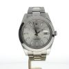 Rolex DateJust II Stainless-steel 116300 Silver Dial Mens 41-mm Automatic self-wind Sapphire crystal. Swiss Made Wrist Watch