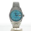 Rolex DateJust 36 Stainless-steel 16014 Blue Dial Mens 36-mm Automatic self-wind Sapphire crystal. Swiss Made Wrist Watch