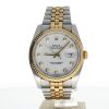 Rolex DateJust 36 Stainless-steel 116233 White Dial Mens 36-mm Automatic-self-wind Sapphire crystal. Swiss Made Wrist Watch