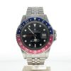 Rolex GMT-Master Stainless-steel 16750 Black Dial Mens 40-mm Automatic-self-wind Sapphire crystal. Swiss Made Wrist Watch
