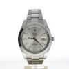 Rolex Date Just II Stainless-steel 116300 Silver Dial Men's 41-mm Automatic self-wind Sapphire crystal. Swiss Made Wristwatch