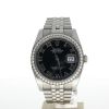 Rolex DateJust 36 Stainless-steel 116244 Black Dial Mens 36-mm Automatic self-wind Sapphire crystal. Swiss Made Wrist Watch