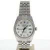 Rolex DateJust 36 Stainless-steel 16030 White Dial Mens 36-mm Automatic self-wind Sapphire crystal. Swiss Made Wrist Watch