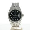 1980 Rolex DateJust 36 Stainless-steel 1601 Black Dial Mens 36-mm Automatic self-wind Sapphire crystal. Swiss Made Wrist Watch