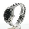 1980 Rolex DateJust 36 Stainless-steel 1601 Black Dial Mens 36-mm Automatic self-wind Sapphire crystal. Swiss Made Wrist Watch