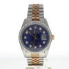 1979 Rolex DateJust 36 Stainless-steel 16013 Blue Dial Mens 36-mm Automatic self-wind Sapphire crystal. Swiss Made Wrist Watch