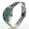 Rolex DateJust 36 Stainless-steel 16030 Blue Dial Mens 36-mm Automatic self-wind Sapphire crystal. Swiss Made Wrist Watch