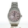 Rolex DateJust 36 Stainless-steel 16234 Pink Dial Mens 36-mm Automatic self-wind Sapphire crystal. Swiss Made Wrist Watch
