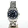 1978 Rolex DateJust 36 Stainless-steel 16014 Blue Dial Mens 36-mm Automatic self-wind Sapphire crystal. Swiss Made Wrist Watch