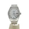 Rolex Datejust 36 Stainless-steel 1603 Silver Dial Men's 36-mm Automatic-self-wind Sapphire crystal. Swiss Wrist Watch