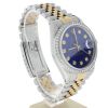 Rolex Date Just 36 Stainless-steel 16013 Blue Dial Men's 36-mm Automatic self-wind Sapphire crystal. Swiss Made Wristwatch