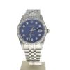 Rolex Datejust 36 Stainless-steel 16014 Blue Dial Men's 36-mm Automatic Sapphire crystal. Swiss-Made Wristwatch