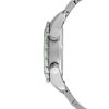 Abingdon Womens Marina Caribbean Green Automatic Diver's Multifunctional Titanium Watch Set MA-CGRE