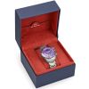 Abingdon Womens Marina Pacific Purple Automatic Diver's Multifunctional Titanium Watch Set MA-PPUR