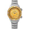 Abingdon Womens Marina Yellow Snapper Automatic Diver's Multifunctional Titanium Watch Set MA-YSNA