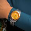 Abingdon Womens Marina Yellow Snapper Automatic Diver's Multifunctional Titanium Watch Set MA-YSNA
