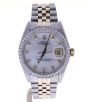 Rolex Date 34 Stainless-steel 1500 Mother-of-Pearl Dial Womens 34-mm Automatic self-wind Sapphire crystal. Swiss Made Wrist Watch