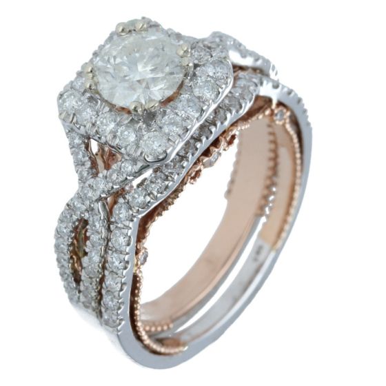 2.28 ct. t.w.t Diamond Side Stone Ring in 14k White Gold/Rose Gold/Yellow Gold
