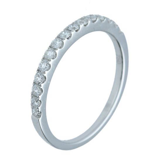 0.35ct  Diamond 18k White Gold Bands - 202376