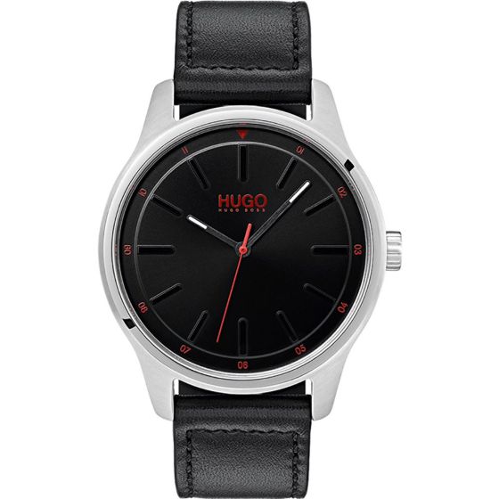 Hugo Boss #Dare Stainless-steel 1530018 Black Dial Mens 42-mm Quartz Mineral crystal.  Wrist Watch