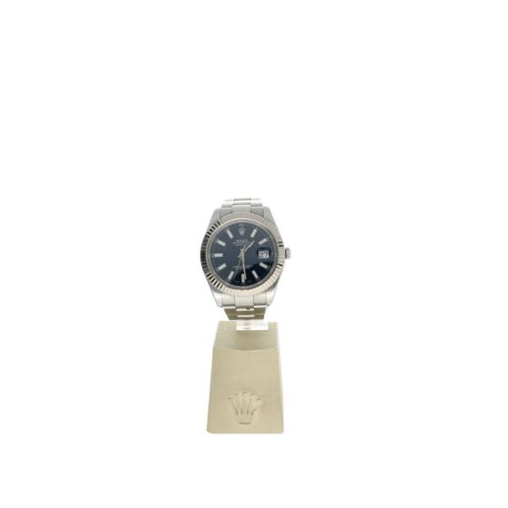Rolex Datejust II Stainless-steel 116334 Blue Dial Men's 41-mm Automatic-self-wind Sapphire crystal. Swiss-Made Wrist Watch