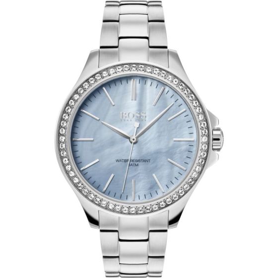 Hugo Boss Classic Stainless-steel 1502457 Mother-of-Pearl Dial Womens 36-mm Quartz Mineral crystal. Wrist Watch